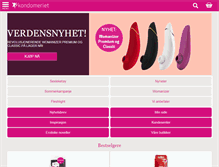 Tablet Screenshot of kondomeriet.no